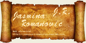 Jasmina Romanović vizit kartica